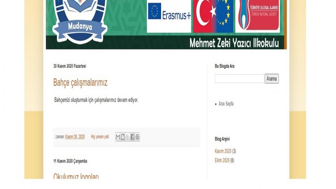 Erasmus Proje Bloğumuz Yayında...